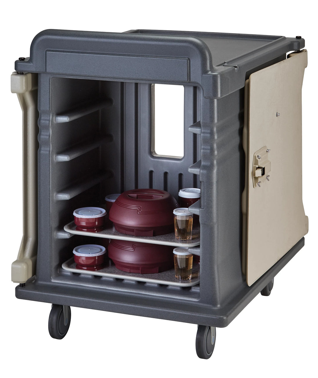 Cambro MDC1520S10D191 meal delivery cart Granite Gray