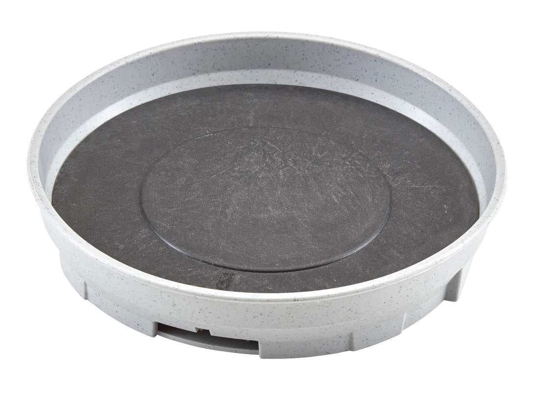Cambro MDSCDB9480 speckled gray Camduction induction base charger plate