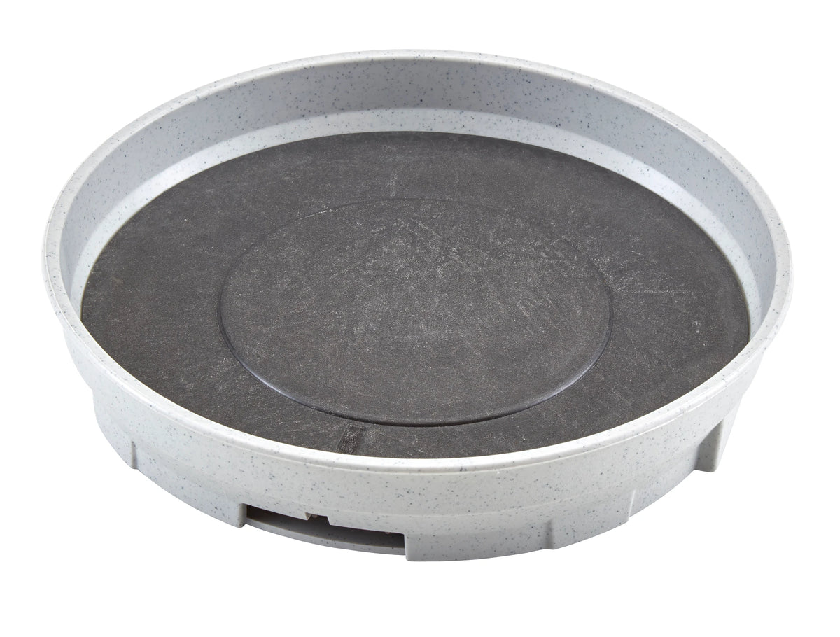 Cambro MDSCDB9480 speckled gray Camduction induction base charger plate