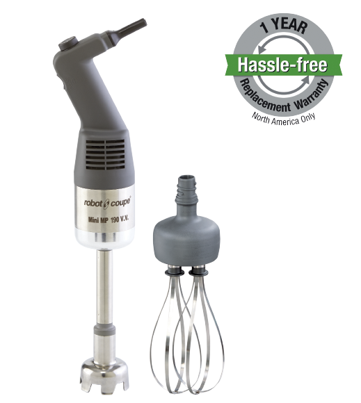 Robot Coupe MMP190COMBI mini combi immersion blender and whisk attachment