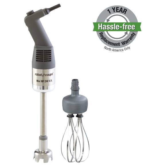Robot Coupe MMP240COMBI mini combi immersion blender and whisk attachment