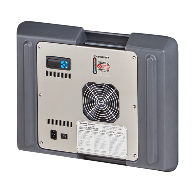 Cambro PCMC615 Pro Cart Ultra cold module, charcoal gray