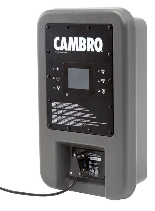 Cambro PCMHX615 Pro Cart Ultra hot module, charcoal gray