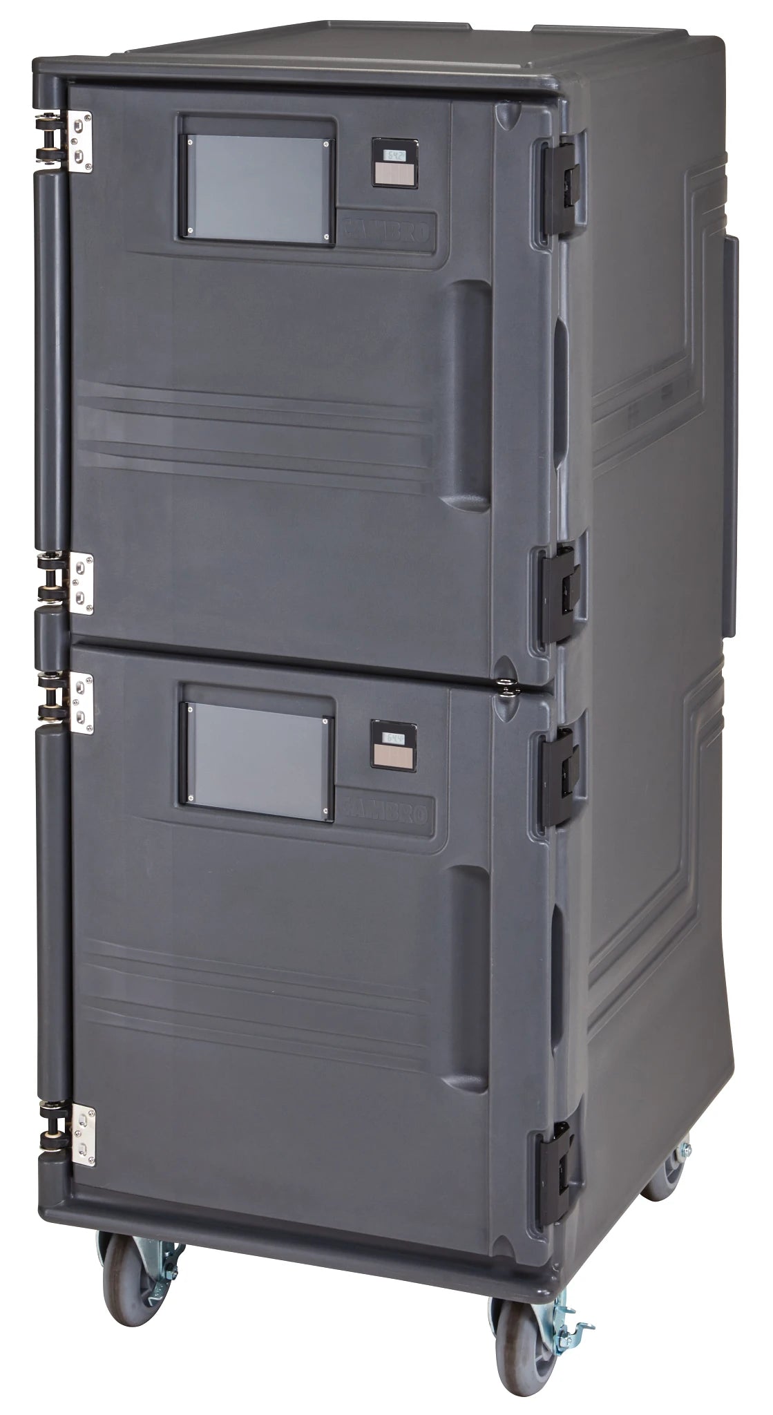 Cambro PCUCH615 cold hot tall Pro Cart Ultra insulated food transport cart Charcoal Gray