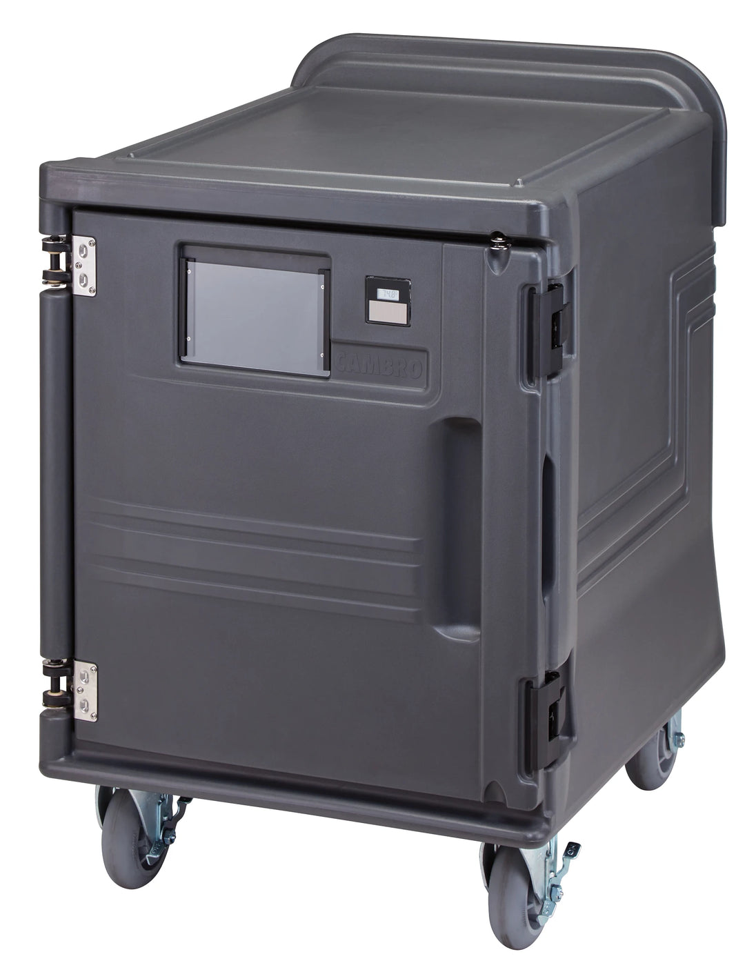 Cambro PCULH2615 hot low-profile Pro Cart Ultra insulated food transport cart Charcoal Gray