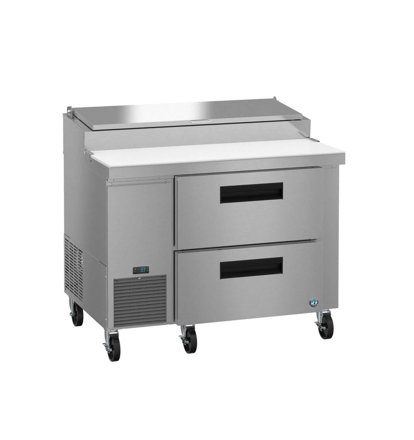 Hoshizaki PR46B-D2 pizza prep table right side view
