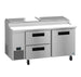 Hoshizaki PR67B-D2 pizza prep table right side profile