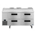Hoshizaki PR67B-D4 pizza prep table front view showing four drawer bank