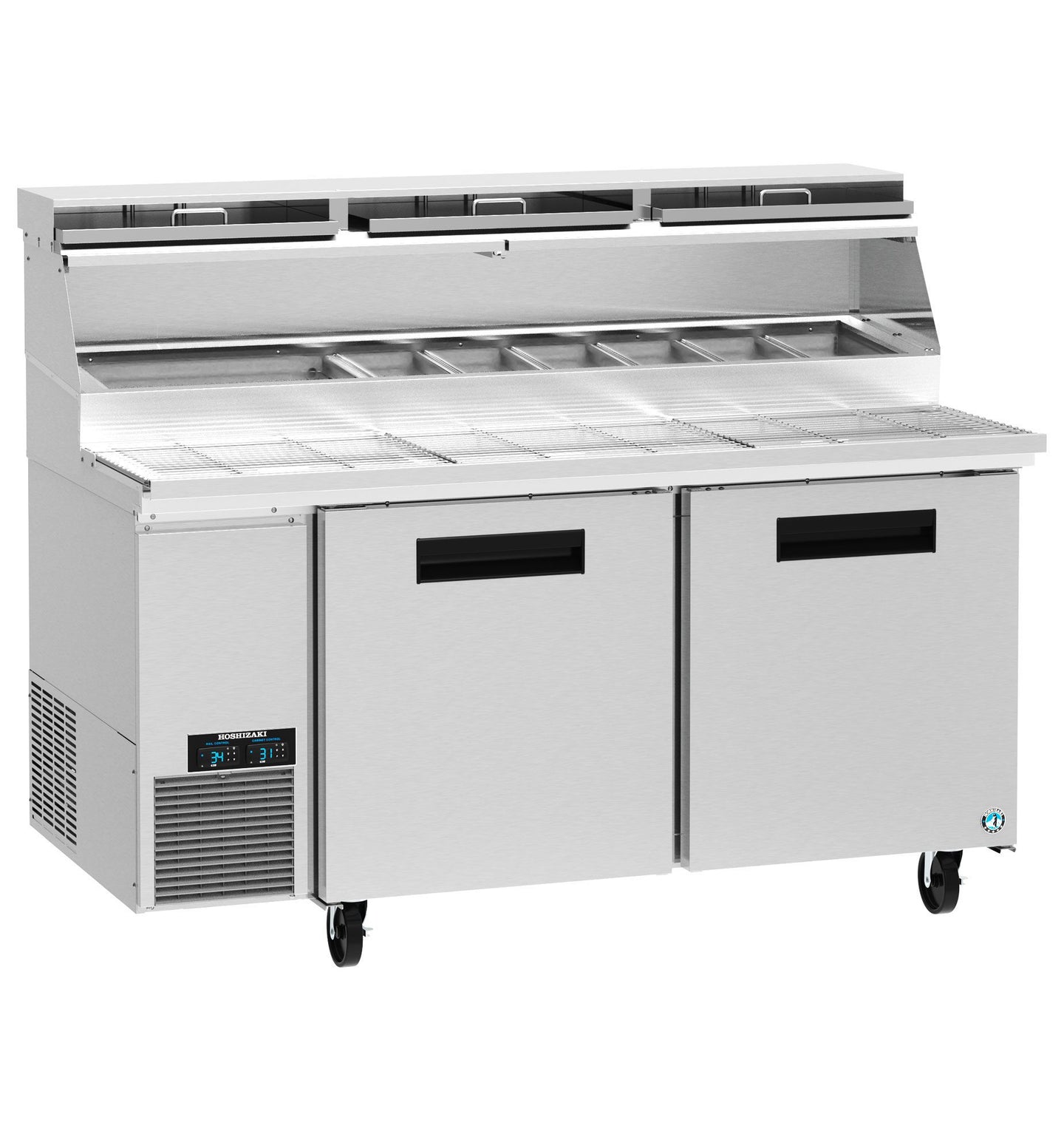 Hoshizaki PR67B-Z pizza prep table right side view