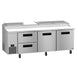 Hoshizaki PR93B-D2 pizza prep table right side profile