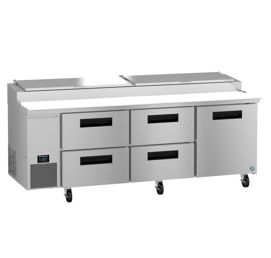 Hoshizaki PR93B-D4 pizza prep table right side profile