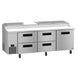 Hoshizaki PR93B-D4 pizza prep table right side profile