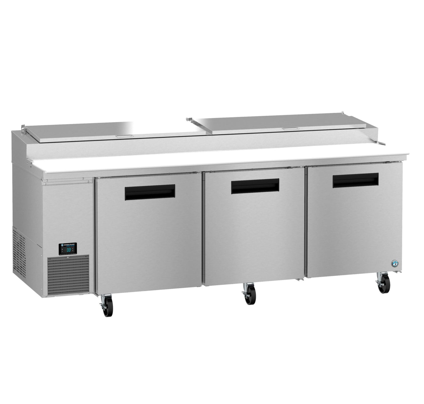 Hoshizaki PR93B pizza prep table right side profile