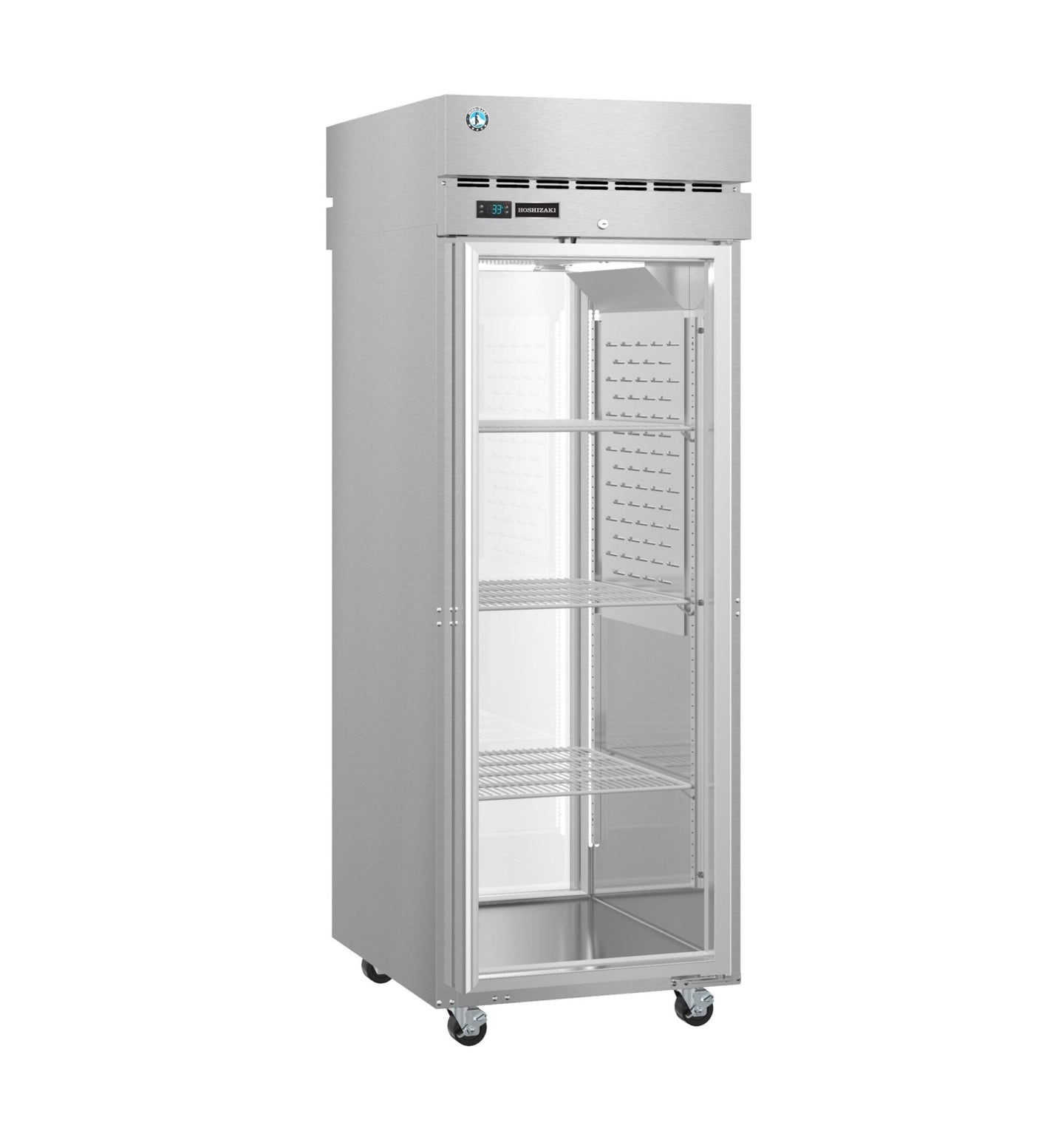 Right side view of the Hoshizaki PT1A-FG-FG pass-thru refrigerator