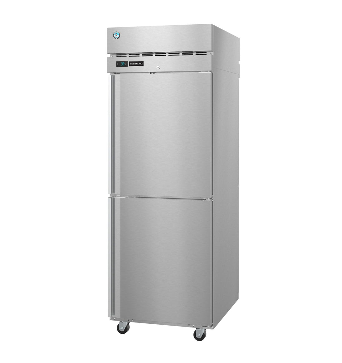 Left side view of the Hoshizaki PT1A-HS-HS pass-thru refrigerator