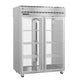 Right side view of the Hoshizaki PT2A-FG-FG two section pass-thru refrigerator