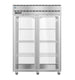 Hoshizaki PT2A-FG-FG two section pass-thru refrigerator with full glass doors
