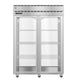 Hoshizaki PT2A-FG-FG two section pass-thru refrigerator with full glass doors