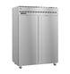 Right side view of the Hoshizaki PT2A-FS-FS two section pass-thru refrigerator
