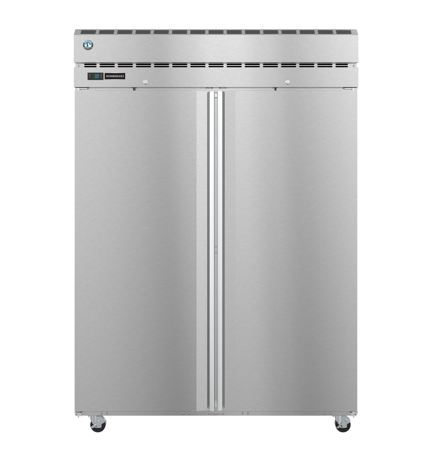 Hoshizaki PT2A-FS-FS two section pass-thru refrigerator with full stainless doors