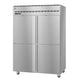 Left side view of the Hoshizaki PT2A-HS-HS two section pass-thru refrigerator