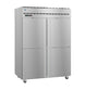 Right side view of the Hoshizaki PT2A-HS-HS two section pass-thru refrigerator