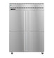 Hoshizaki PT2A-HS-HS two section pass-thru refrigerator with half stainless doors