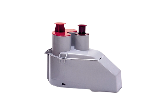 Robot Coupe R2N vegetable prep lid and feed hoppers
