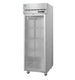 Left side view of the Hoshizaki R1A-FG glass door reach-in refrigerator
