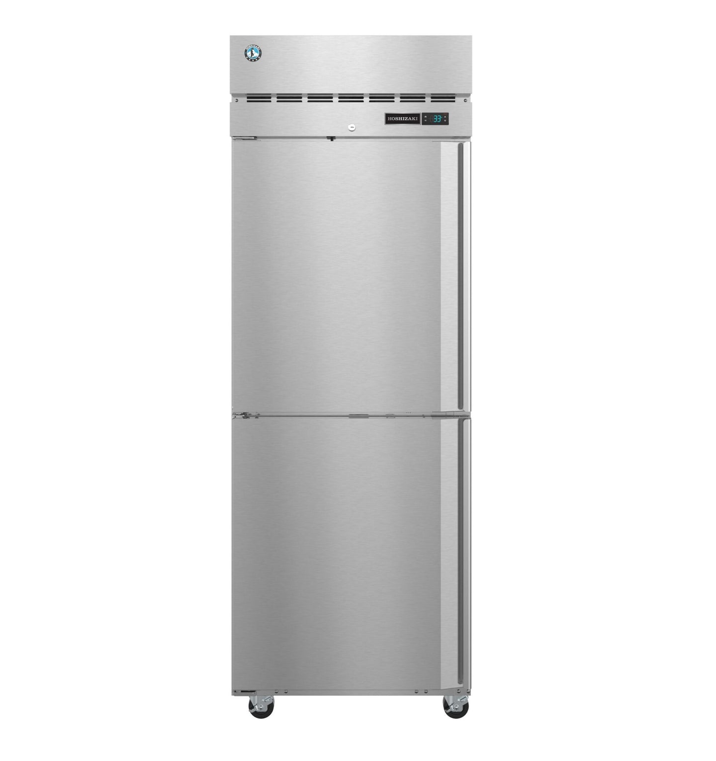 Hoshizaki R1A-HSL one section reach-in refrigerator with half stainless doors