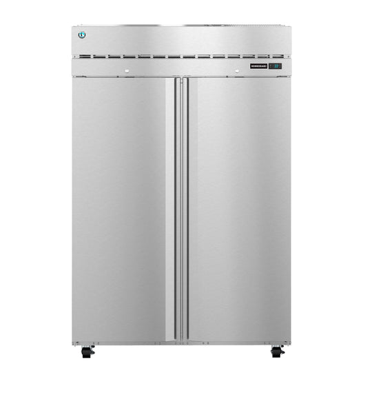 Hoshizaki R2A-FSN Steelheart Series narrow two section reach-in refrigerator with stainless steel doors