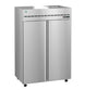 Hoshizaki R2A-FSN reach-in refrigerator right angled view with doors closed