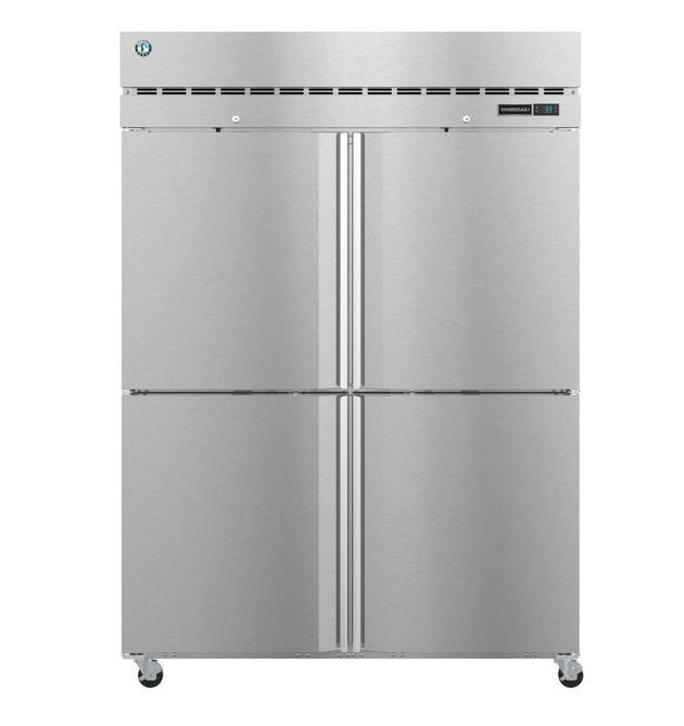 Hoshizaki R2A-HS Steelheart Series two section reach-in refrigerator with half stainless steel doors