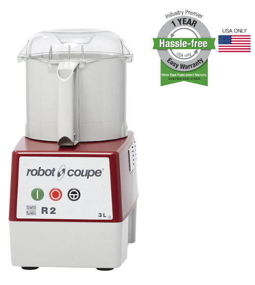 Robot Coupe R2B countertop vertical cutter mixer with 3 liter bowl