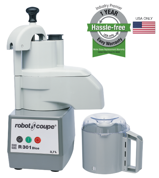Robot Coupe R301DICE combination food processor with dicing kit