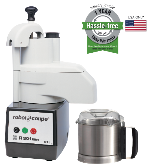 Robot Coupe R301U stainless steel combination food processor