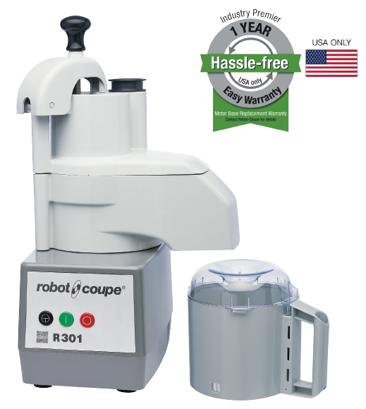 Robot Coupe R301 combination food processor with continuous ejection