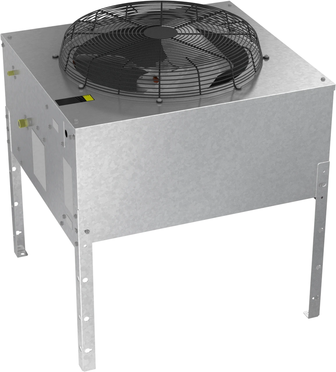 Ice-O-Matic RC100C49 remote condenser for CIM0530R49 ice machines, left angle view