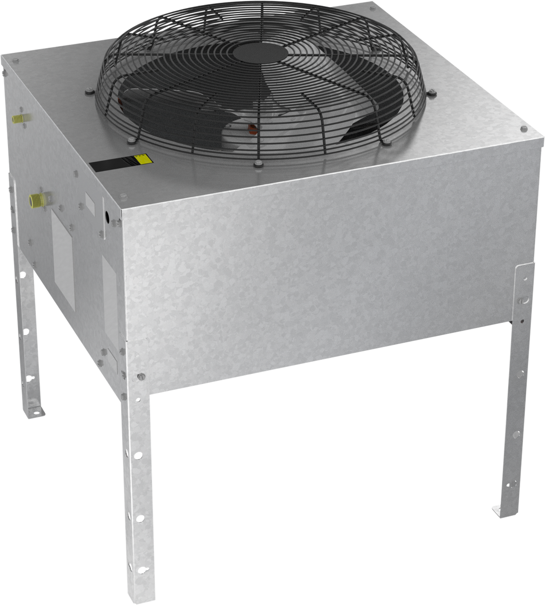 Ice-O-Matic RC100C40 remote condenser for CIM0530HR and CIM0530FR ice machines, left angle view