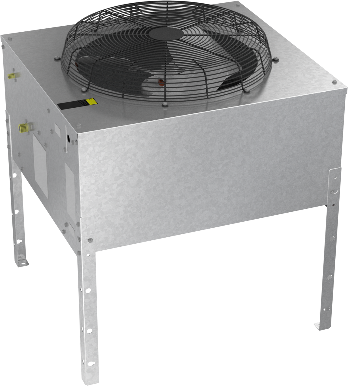 Ice-O-Matic RC100C40 remote condenser for CIM0530HR and CIM0530FR ice machines, left angle view