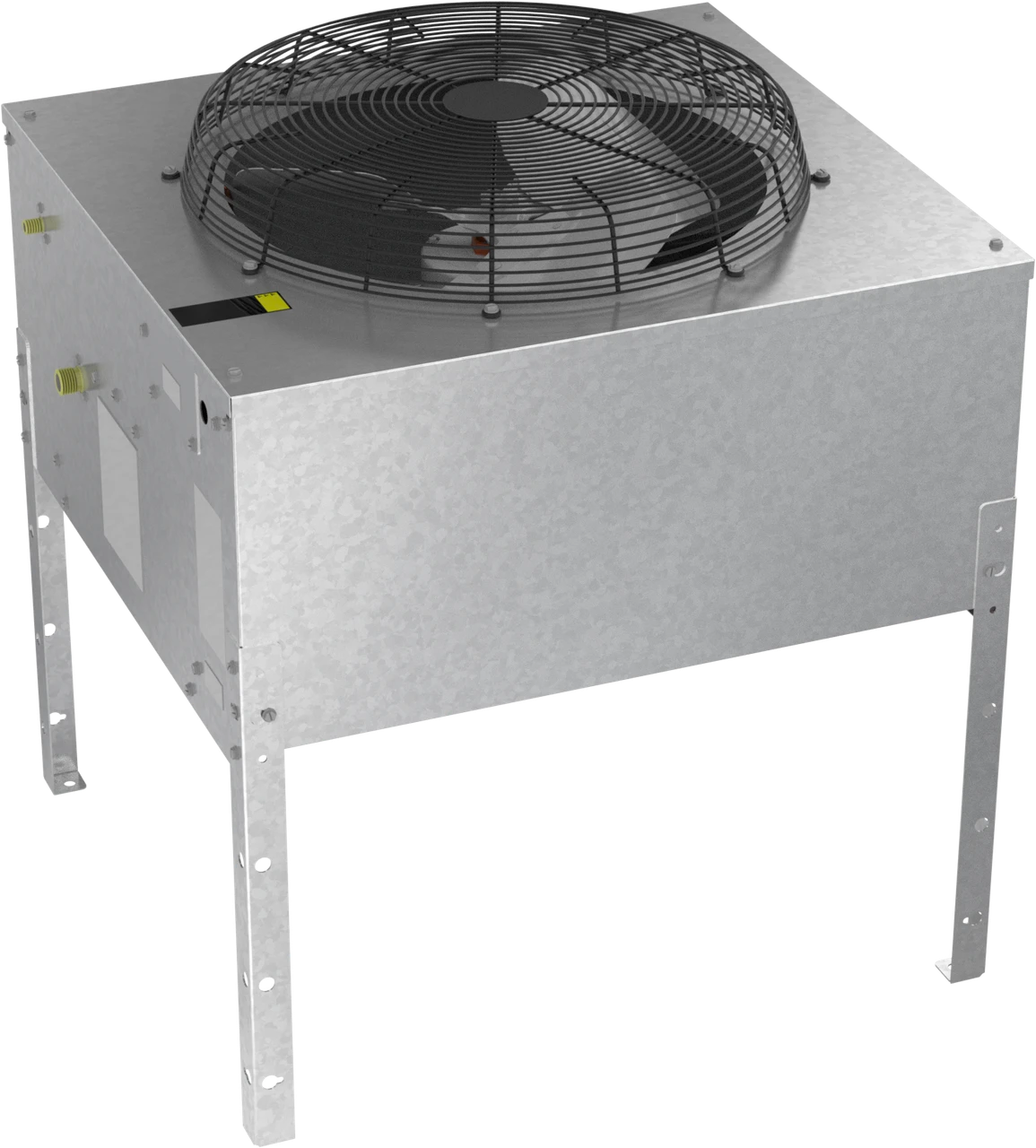 Ice-O-Matic RC206C40 remote condenser for CIM0826R, CIM0836R, CIM1126R and CIM1136R ice machines, left angle view