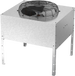 Ice-O-Matic RC306C40 remote condenser, right angle view