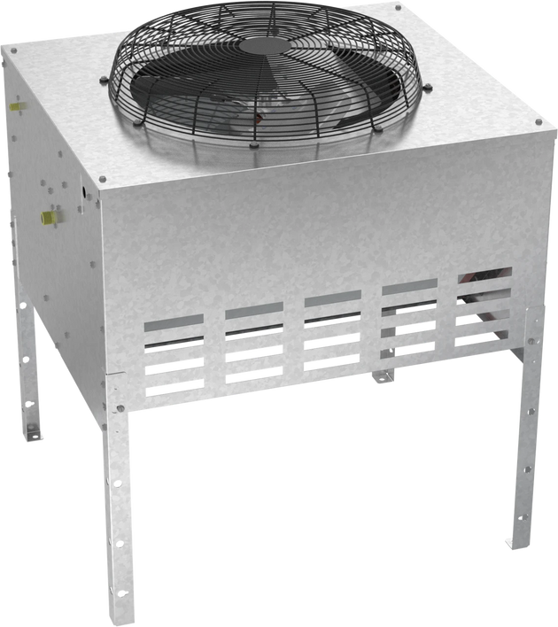 Ice-O-Matic RC406C40 remote condenser for CIM2046R and CIM2047R ice machines, left angle view