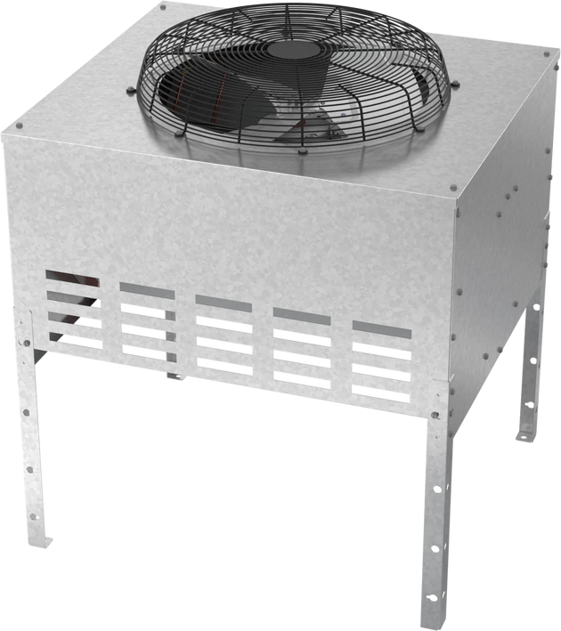 Ice-O-Matic RC406C40 remote condenser for CIM2046R and CIM2047R ice machines, right angle view