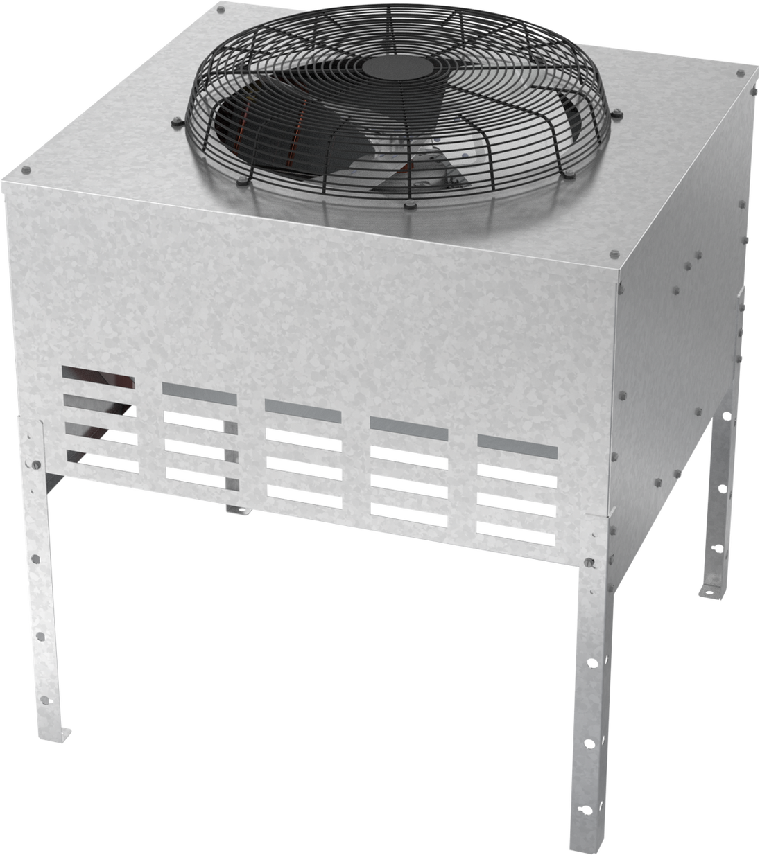 Ice-O-Matic RC406C49 remote condenser for CIM2046R49 and CIM2047R49 ice machines, right angle view