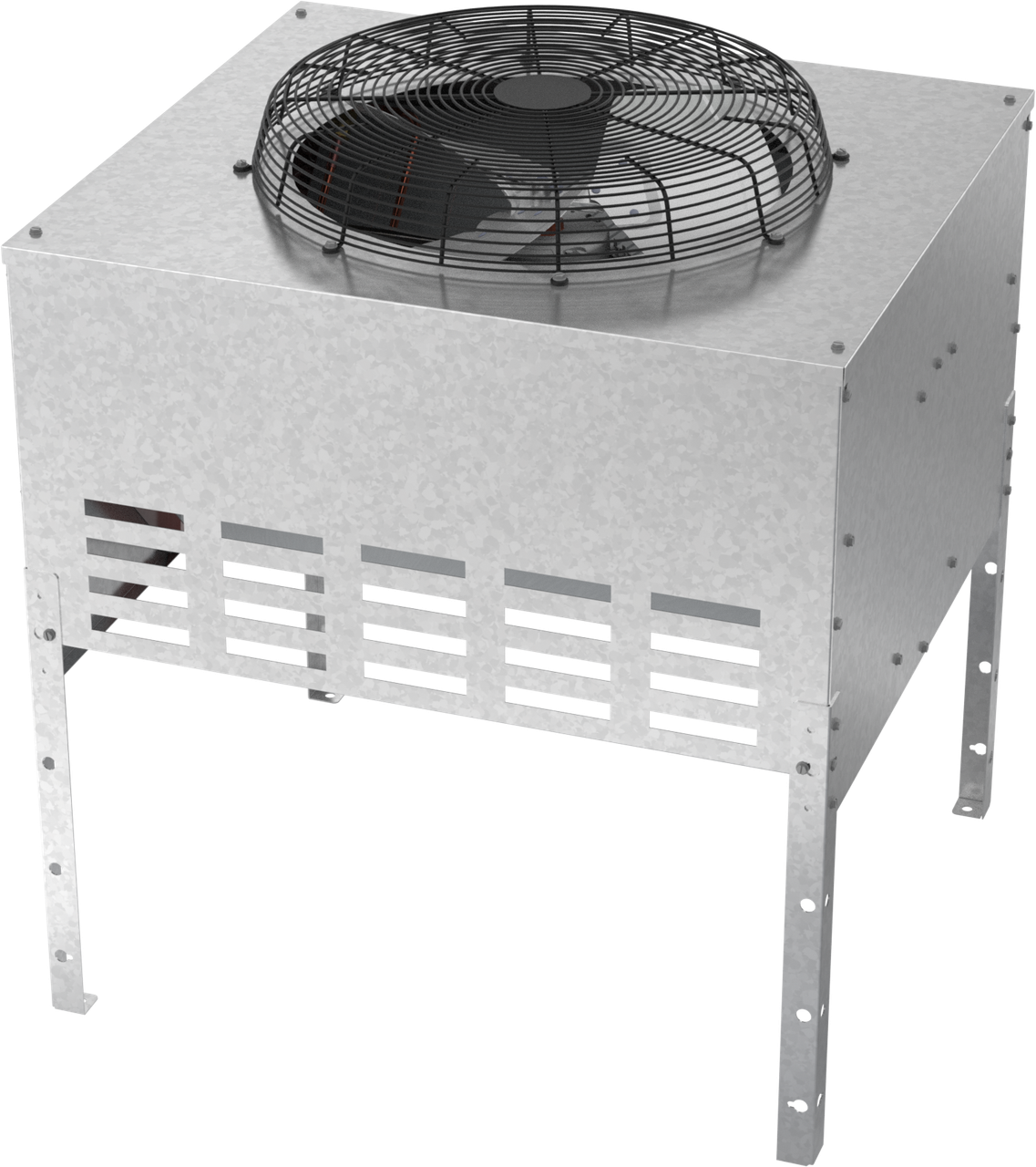 Ice-O-Matic RC406C49 remote condenser for CIM2046R49 and CIM2047R49 ice machines, right angle view