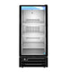 Hoshizaki RM-10-HC-BLK black glass door refrigerated merchandiser, front view