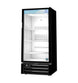 Hoshizaki RM-10-HC-BLK refrigerated merchandiser, left side view