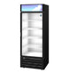 Hoshizaki RM-26-HC-BLK refrigerated merchandiser, left side view