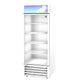 Hoshizaki RM-26-HC-WHT refrigerated merchandiser, left side view